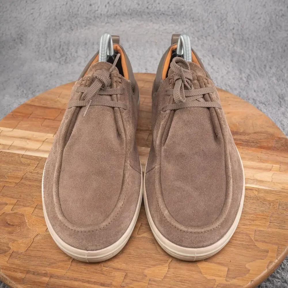 ECCO Men's Soft 7‎ Tan Suede Wallaby Sneaker Size US 7